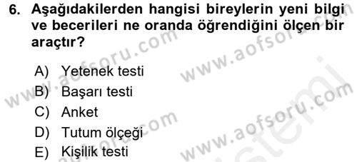 Sosyal Bilimlerde Araştırma Yöntemleri Dersi 2017 - 2018 Yılı (Final) Dönem Sonu Sınav Soruları 6. Soru