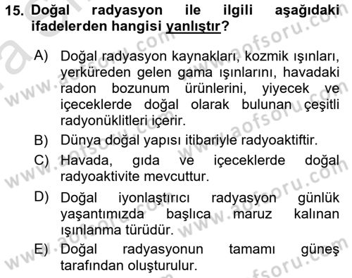 Kbrn Savunma Ve Güvenlik Dersi 2019 - 2020 Yılı (Vize) Ara Sınav Soruları 15. Soru