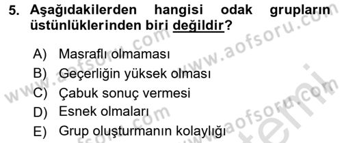 Uluslararası İlişkilerde Araştırma Yöntemleri Dersi 2025 - 2026 Yılı (Final) Dönem Sonu Sınav Soruları 5. Soru