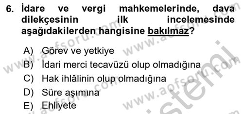 Kalem Mevzuatı Dersi 2018 - 2019 Yılı Yaz Okulu Sınav Soruları 6. Soru