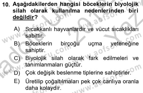 Kbrn Savunma Ve Güvenlik Dersi 2018 - 2019 Yılı Yaz Okulu Sınav Soruları 10. Soru