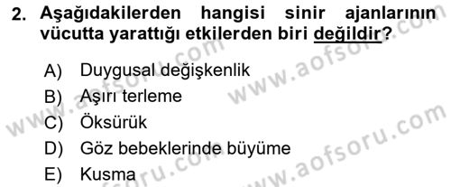 Kbrn Savunma Ve Güvenlik Dersi 2020 - 2021 Yılı Yaz Okulu Sınav Soruları 2. Soru