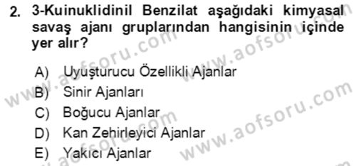 Kbrn Savunma Ve Güvenlik Dersi 2023 - 2024 Yılı Yaz Okulu Sınav Soruları 2. Soru