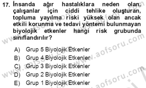 Kbrn Savunma Ve Güvenlik Dersi 2019 - 2020 Yılı (Final) Dönem Sonu Sınav Soruları 17. Soru