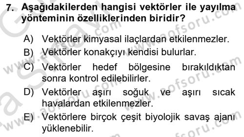 Kbrn Savunma Ve Güvenlik Dersi 2019 - 2020 Yılı (Vize) Ara Sınav Soruları 7. Soru