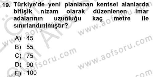 Yangın ve Yangın Güvenliği Dersi 2021 - 2022 Yılı (Vize) Ara Sınav Soruları 19. Soru