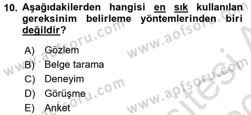 Acil Durum ve Afet Farkındalık Eğitimi Dersi 2019 - 2020 Yılı (Final) Dönem Sonu Sınav Soruları 10. Soru