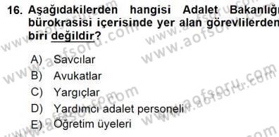 Adalet Meslek Etiği Dersi 2015 - 2016 Yılı (Final) Dönem Sonu Sınav Soruları 16. Soru