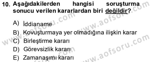 Kalem Mevzuatı Dersi 2013 - 2014 Yılı (Final) Dönem Sonu Sınav Soruları 10. Soru