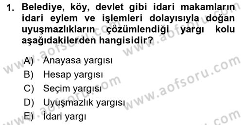 Kalem Mevzuatı Dersi 2018 - 2019 Yılı (Vize) Ara Sınav Soruları 1. Soru