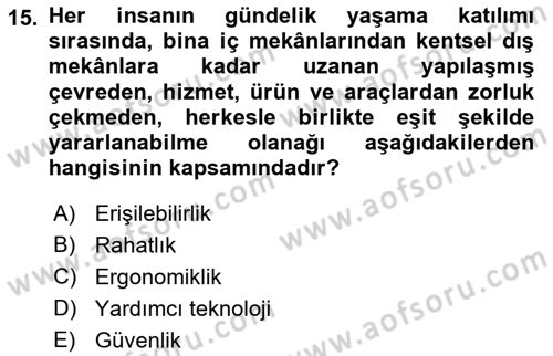 Büro Teknolojileri Dersi 2018 - 2019 Yılı (Final) Dönem Sonu Sınav Soruları 15. Soru