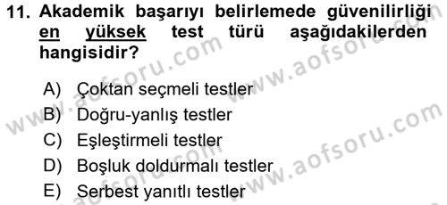 Sosyal Bilimlerde Araştırma Yöntemleri Dersi 2017 - 2018 Yılı (Final) Dönem Sonu Sınav Soruları 11. Soru