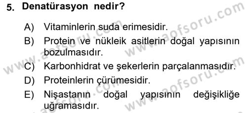 Gastronomi Tarihi Dersi 2016 - 2017 Yılı (Final) Dönem Sonu Sınav Soruları 5. Soru