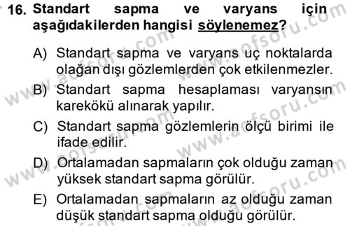 Uluslararası İlişkilerde Araştırma Yöntemleri Dersi 2013 - 2014 Yılı (Final) Dönem Sonu Sınav Soruları 16. Soru