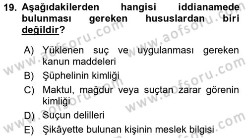 Kalem Mevzuatı Dersi 2018 - 2019 Yılı (Vize) Ara Sınav Soruları 19. Soru