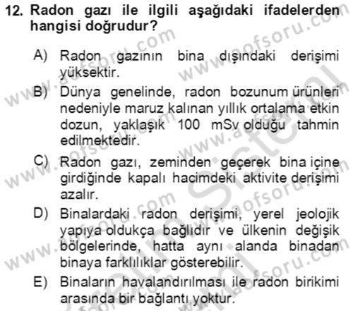 Kbrn Savunma Ve Güvenlik Dersi 2023 - 2024 Yılı (Vize) Ara Sınav Soruları 12. Soru
