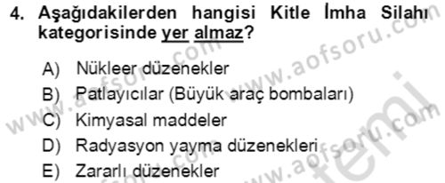 Kbrn Savunma Ve Güvenlik Dersi 2019 - 2020 Yılı (Final) Dönem Sonu Sınav Soruları 4. Soru