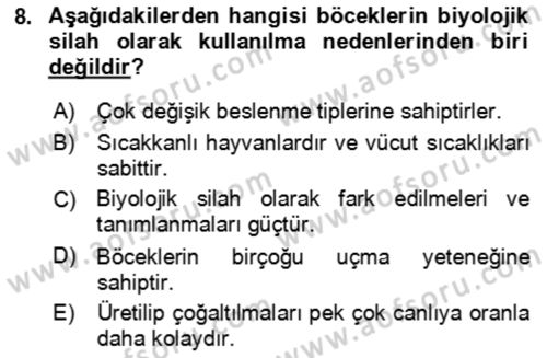 Kbrn Savunma Ve Güvenlik Dersi 2018 - 2019 Yılı 3 Ders Sınav Soruları 8. Soru