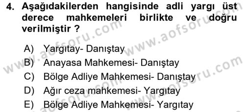 Kalem Mevzuatı Dersi 2016 - 2017 Yılı (Vize) Ara Sınav Soruları 4. Soru