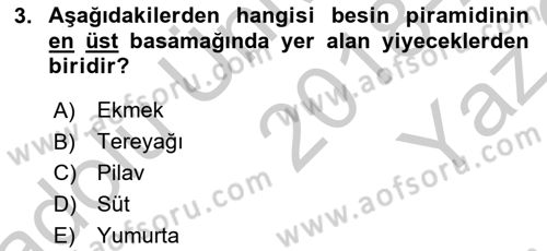 Menü Yönetimi Dersi 2018 - 2019 Yılı Yaz Okulu Sınav Soruları 3. Soru