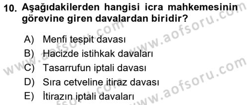 Kalem Mevzuatı Dersi 2018 - 2019 Yılı 3 Ders Sınav Soruları 10. Soru