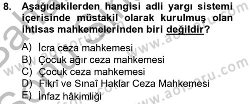 Kalem Mevzuatı Dersi 2012 - 2013 Yılı (Final) Dönem Sonu Sınav Soruları 8. Soru