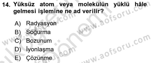 Kbrn Savunma Ve Güvenlik Dersi 2024 - 2025 Yılı (Vize) Ara Sınav Soruları 14. Soru