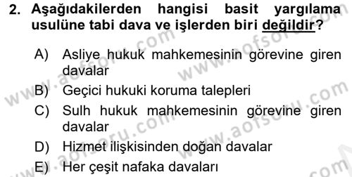Hukuk Dili Ve Adli Yazışmalar Dersi 2017 - 2018 Yılı 3 Ders Sınav Soruları 2. Soru