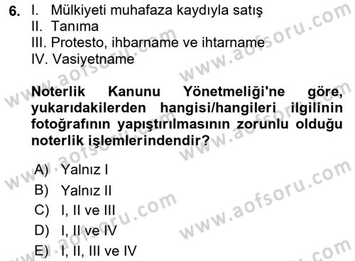 Hukuk Dili Ve Adli Yazışmalar Dersi 2021 - 2022 Yılı Yaz Okulu Sınav Soruları 6. Soru