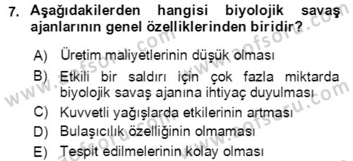 Kbrn Savunma Ve Güvenlik Dersi 2022 - 2023 Yılı (Vize) Ara Sınav Soruları 7. Soru