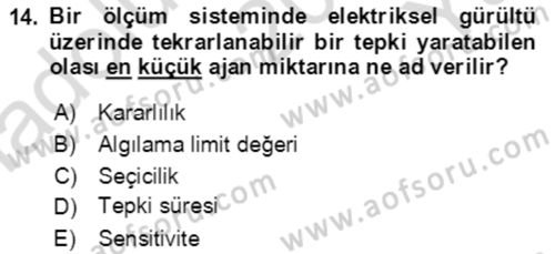 Kbrn Savunma Ve Güvenlik Dersi 2023 - 2024 Yılı Yaz Okulu Sınav Soruları 14. Soru