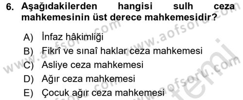 Kalem Mevzuatı Dersi 2015 - 2016 Yılı (Final) Dönem Sonu Sınav Soruları 6. Soru
