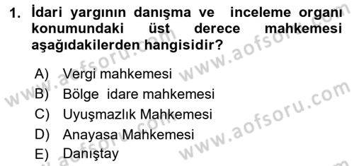 Kalem Mevzuatı Dersi 2018 - 2019 Yılı (Final) Dönem Sonu Sınav Soruları 1. Soru