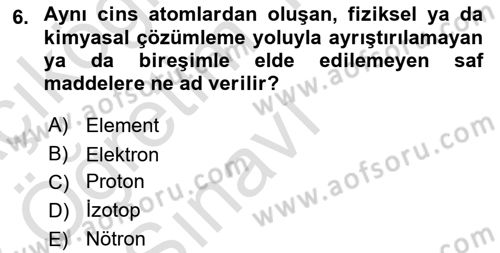 Kbrn Savunma Ve Güvenlik Dersi 2022 - 2023 Yılı Yaz Okulu Sınav Soruları 6. Soru