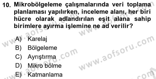 Veri Analizi Ve Değerlendirme Dersi 2023 - 2024 Yılı Yaz Okulu Sınav Soruları 10. Soru