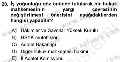 Kalem Mevzuatı Dersi 2015 - 2016 Yılı (Vize) Ara Sınav Soruları 20. Soru