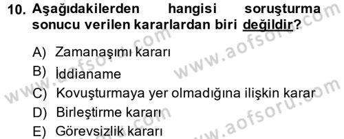 Kalem Mevzuatı Dersi 2014 - 2015 Yılı (Final) Dönem Sonu Sınav Soruları 10. Soru