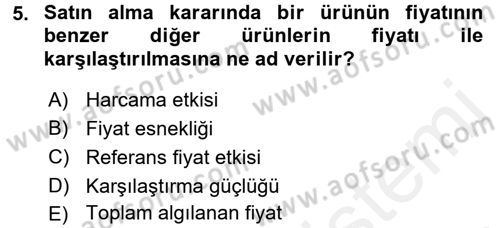 Menü Yönetimi Dersi 2017 - 2018 Yılı (Final) Dönem Sonu Sınav Soruları 5. Soru