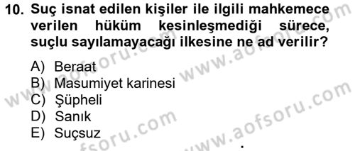 Kalem Mevzuatı Dersi 2012 - 2013 Yılı (Final) Dönem Sonu Sınav Soruları 10. Soru
