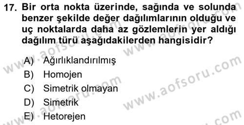 Uluslararası İlişkilerde Araştırma Yöntemleri Dersi 2021 - 2022 Yılı Yaz Okulu Sınav Soruları 17. Soru