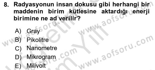 Kbrn Savunma Ve Güvenlik Dersi 2021 - 2022 Yılı Yaz Okulu Sınav Soruları 8. Soru