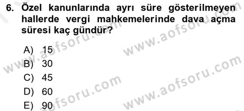 Kalem Mevzuatı Dersi 2017 - 2018 Yılı (Final) Dönem Sonu Sınav Soruları 6. Soru