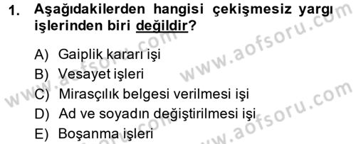 Kalem Mevzuatı Dersi 2013 - 2014 Yılı (Vize) Ara Sınav Soruları 1. Soru