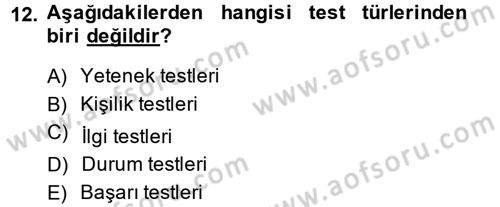 Sosyal Bilimlerde Araştırma Yöntemleri Dersi 2014 - 2015 Yılı Tek Ders Sınav Soruları 12. Soru