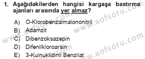 Kbrn Savunma Ve Güvenlik Dersi 2018 - 2019 Yılı (Final) Dönem Sonu Sınav Soruları 1. Soru