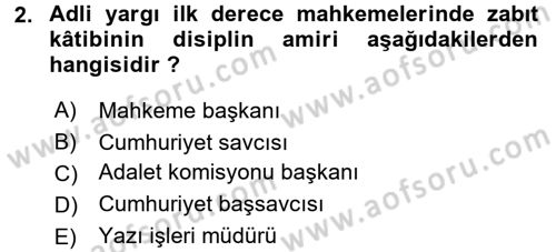 Kalem Mevzuatı Dersi 2017 - 2018 Yılı 3 Ders Sınav Soruları 2. Soru