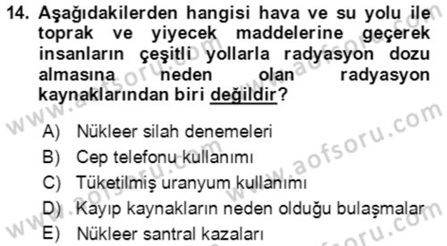 Kbrn Savunma Ve Güvenlik Dersi 2023 - 2024 Yılı (Vize) Ara Sınav Soruları 14. Soru