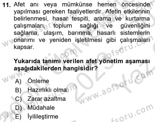 Veri Analizi Ve Değerlendirme Dersi 2023 - 2024 Yılı Yaz Okulu Sınav Soruları 11. Soru