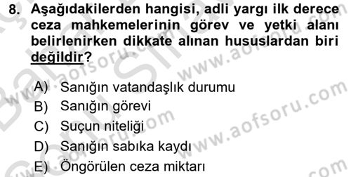 Kalem Mevzuatı Dersi 2015 - 2016 Yılı (Final) Dönem Sonu Sınav Soruları 8. Soru