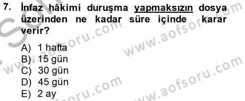 Kalem Mevzuatı Dersi 2014 - 2015 Yılı (Final) Dönem Sonu Sınav Soruları 7. Soru